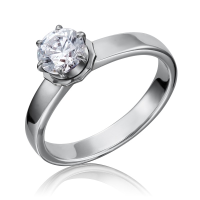 

Кольцо из золота р. 18 PLATINA jewelry 01-5178-00-501-1120-38, фианит, 01-5178-00-501-1120-38