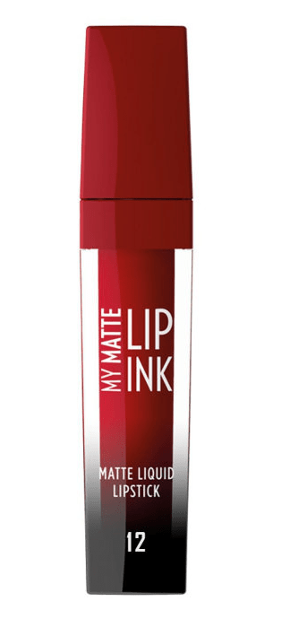 фото Жидкая матовая помада golden rose my matte lip ink тон 12 темно-красный