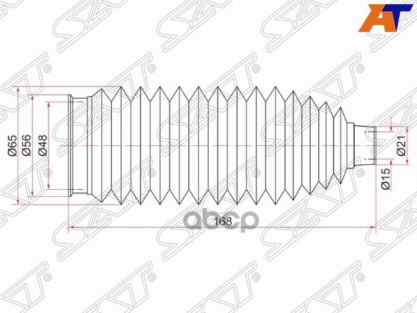 

Пыльник Рулевой Рейки Toyota Camry Gracia/Harrier/Markii 96- Lh=Rh Sat арт. ST-45535-33020