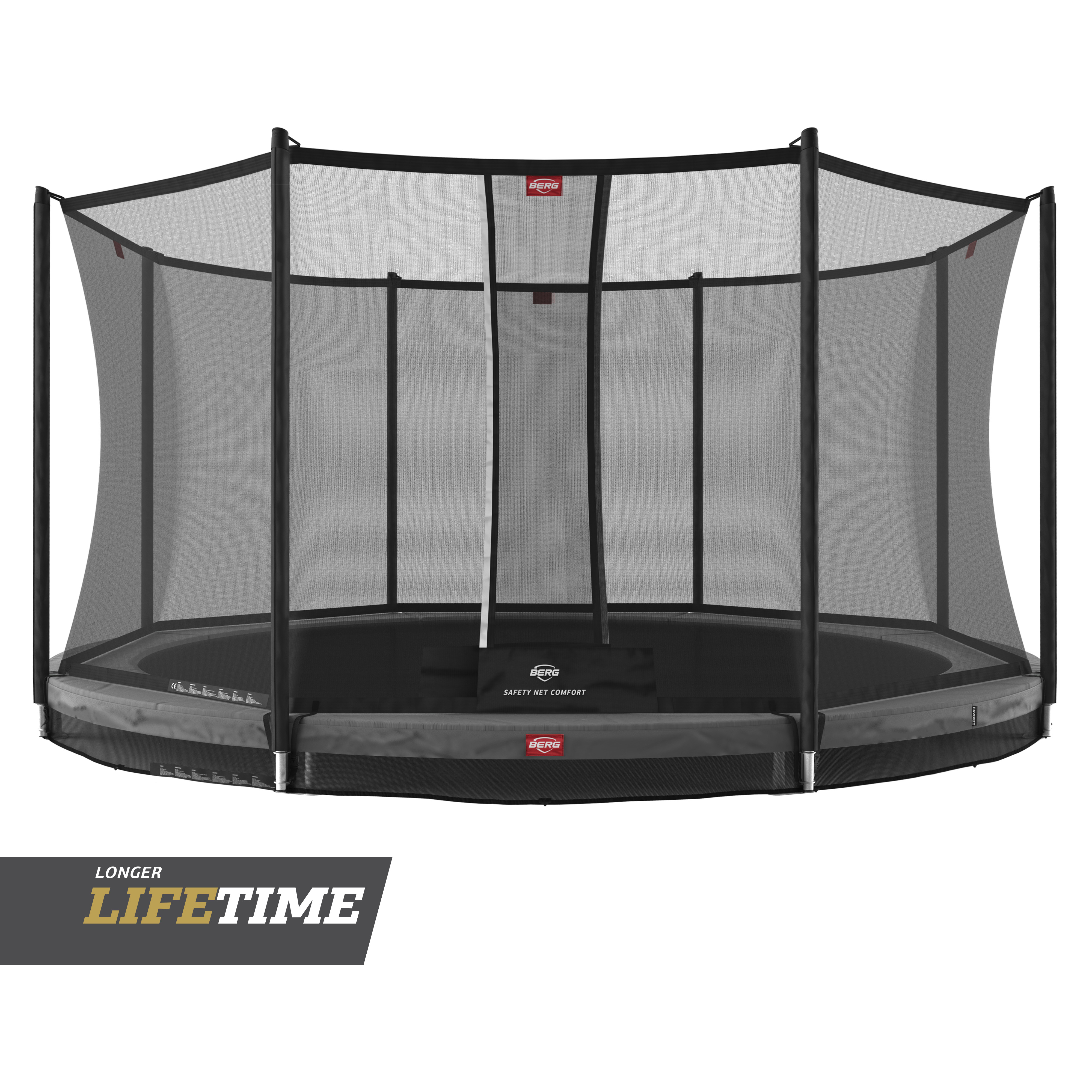 

Батут BERG Favorit InGround 430 Grey + Safety Net Comfort