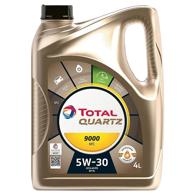 

Моторное масло Total синтетическое QUARTZ 9000 FUTURE NFC 5w30 4л