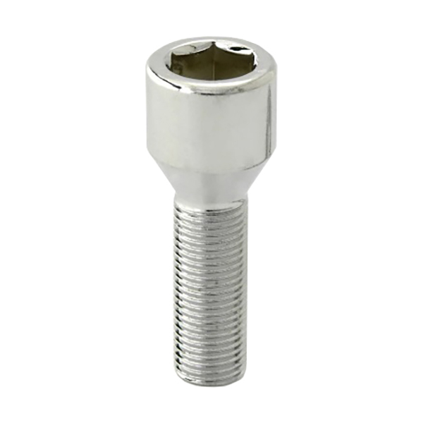 

Болт колесный M14X1/50X28 Хром Конус/ Dголовы=20мм/ внутр. шестигранник 12мм VHE20D28 Cr (