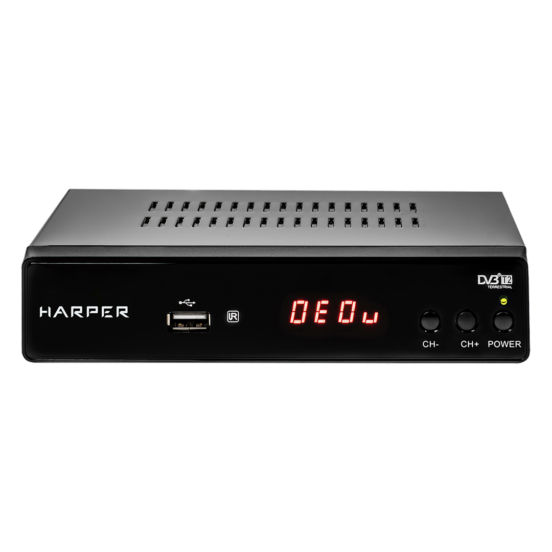 

DVB-T2 приставка Harper HDT2-5050 Black, HDT2-5050