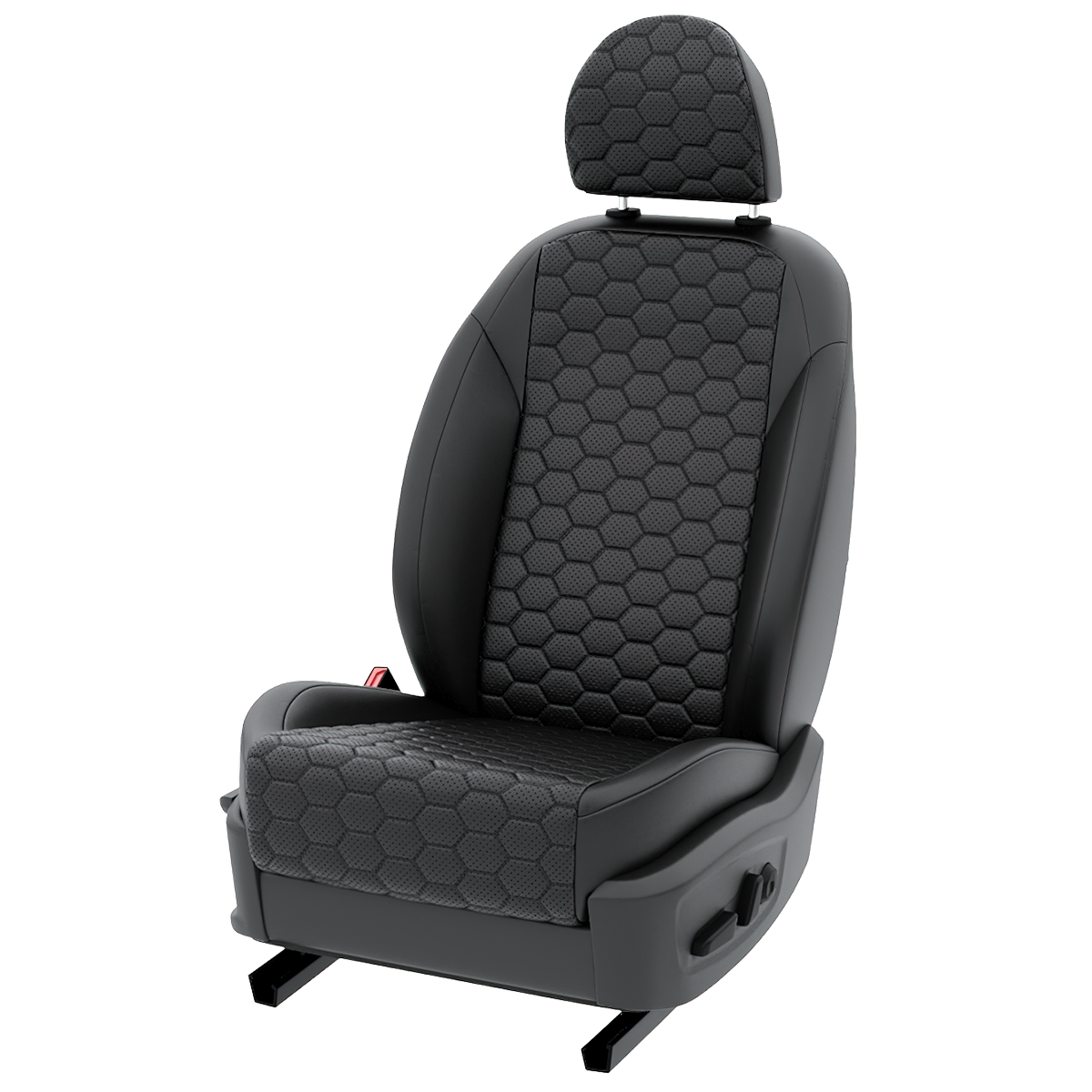 

Чехлы Автолето чери Тигго черный экокожа соты LA871C134, 70