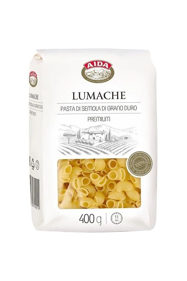 Макаронные изделия Aida Lumache сапожок 400 г
