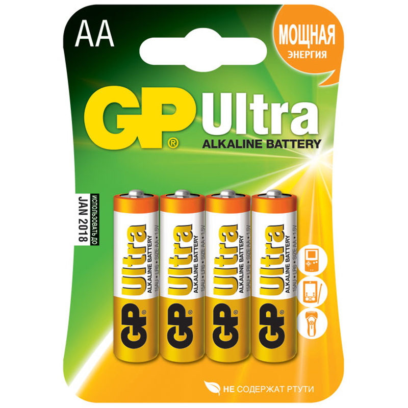 Деталь GP BATTERIES арт. GP 15AU-CR4 аккумулятор gp batteries аа пальчиковый lr6 1 2 в 2700 мач 2 шт