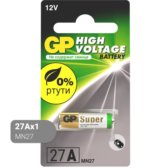 Деталь GP BATTERIES арт GP 27AFRA-2C1 1230₽