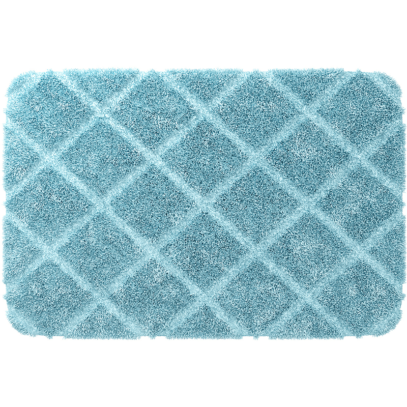 

Коврик для ванной Wasserkraft Lippe Clearwater 90 х 60 см голубой