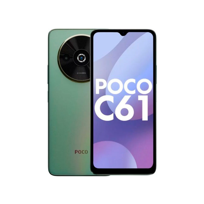 

Смартфон Poco C61 3/64GB RU Green /GB Green, C61 3/64GB RU Green