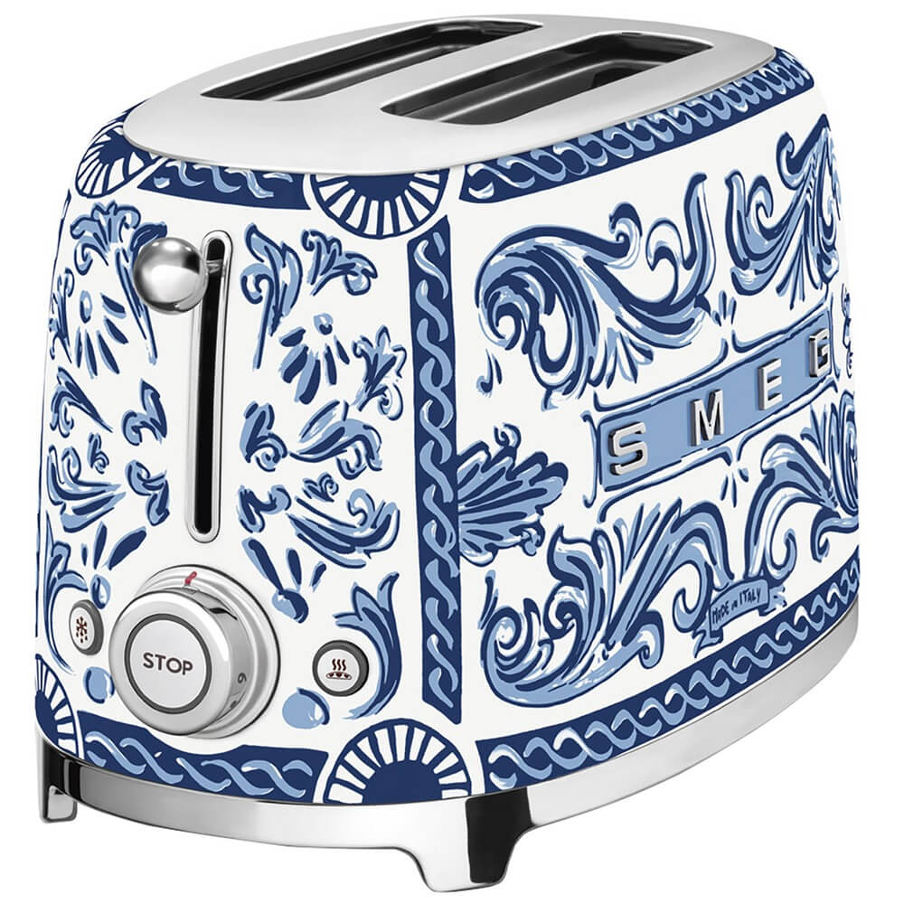 

Тостер Smeg TSF01DGBEU белый, синий, TSF01DGBEU