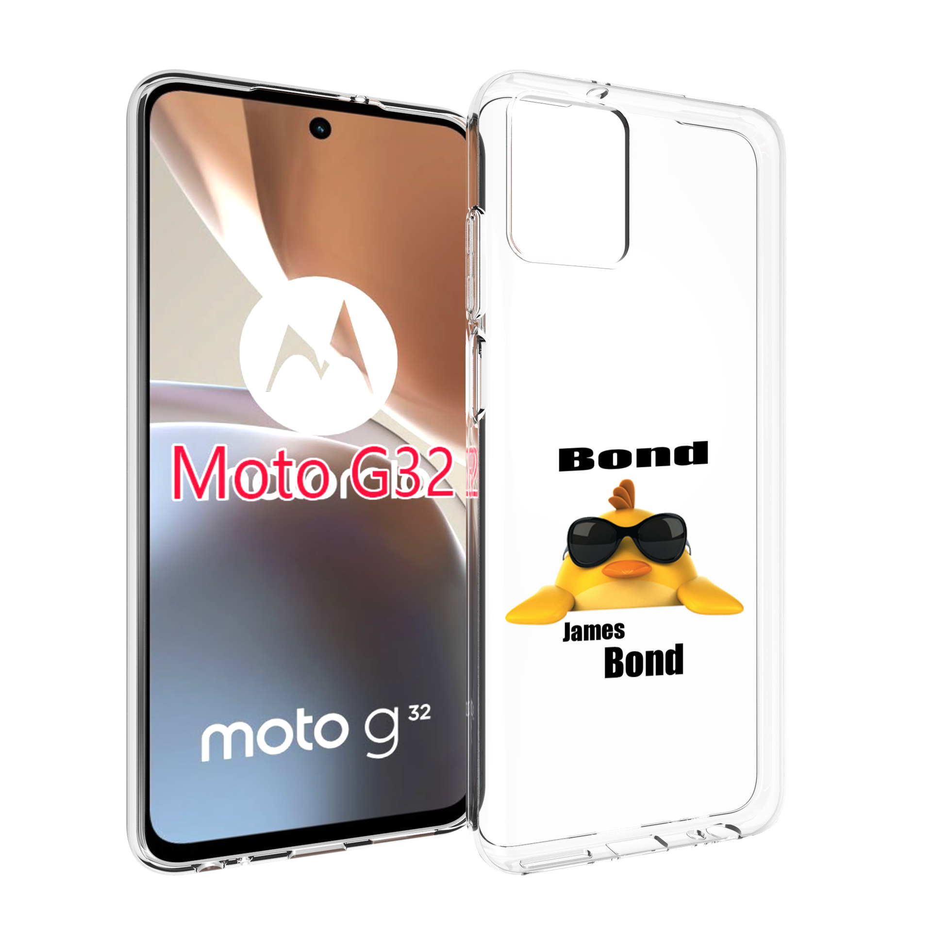 

Чехол MyPads бонд для Motorola Moto G32, Прозрачный, Tocco