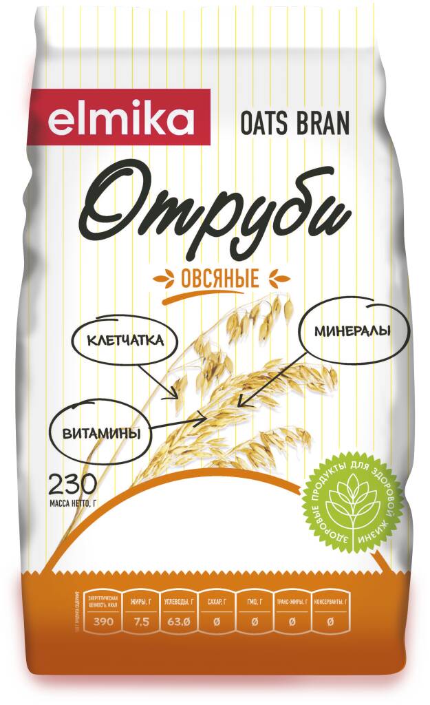 

Отруби хрустящие «Овсяные», 230 г