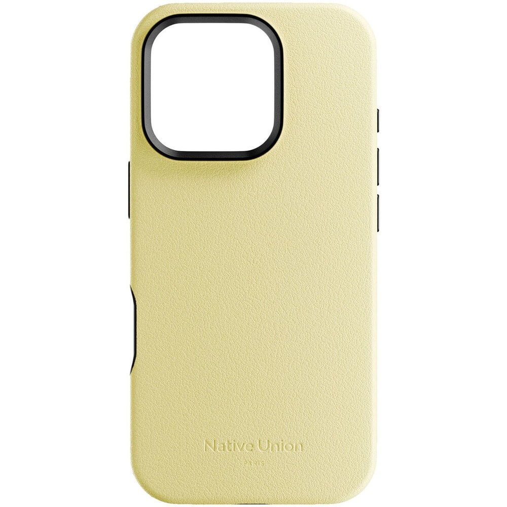 Чехол Native Union Active Case для Apple iPhone 16 Pro Max лимонный