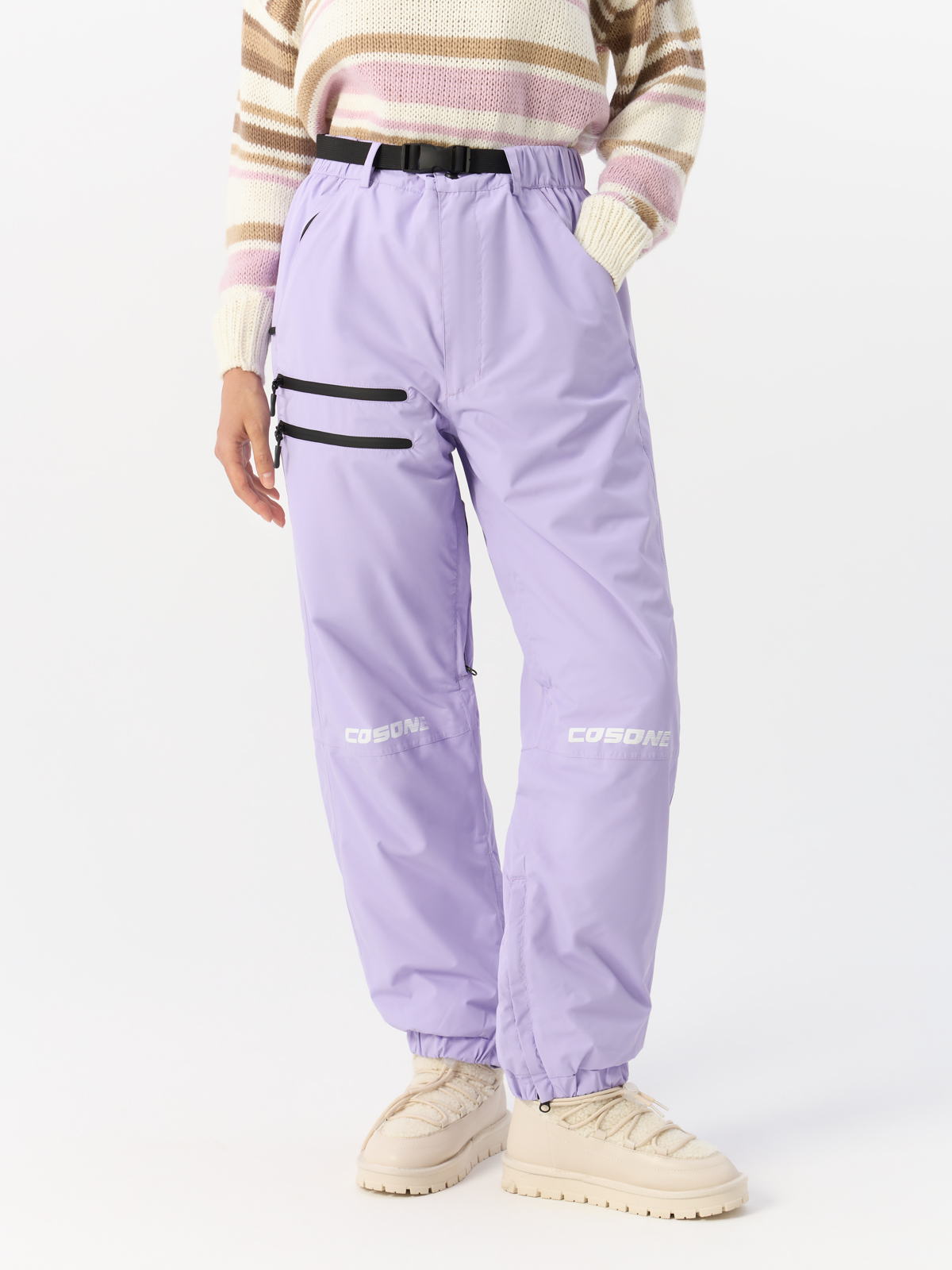 Спортивные брюки Cosone Fs21070702 фиолетовый L INT