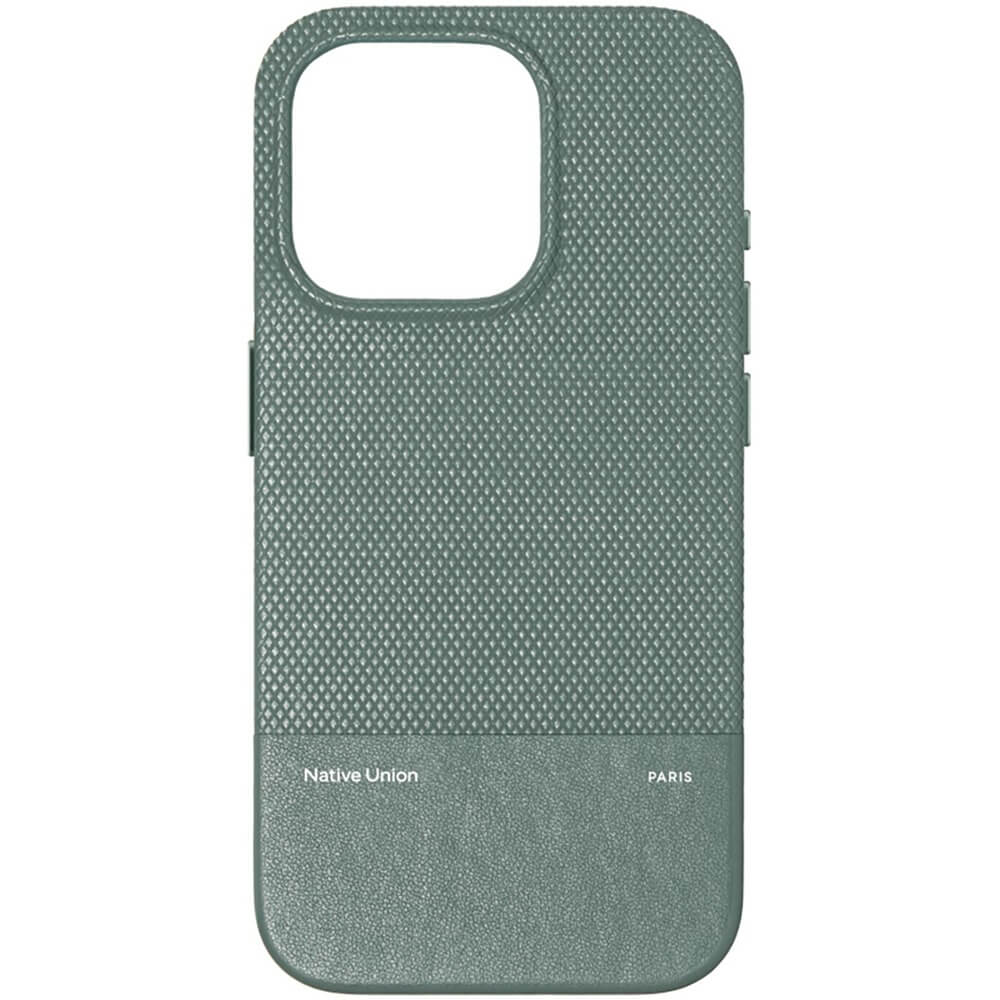 Чехол Native Union Classic Case для Apple iPhone 16 Pro зеленый