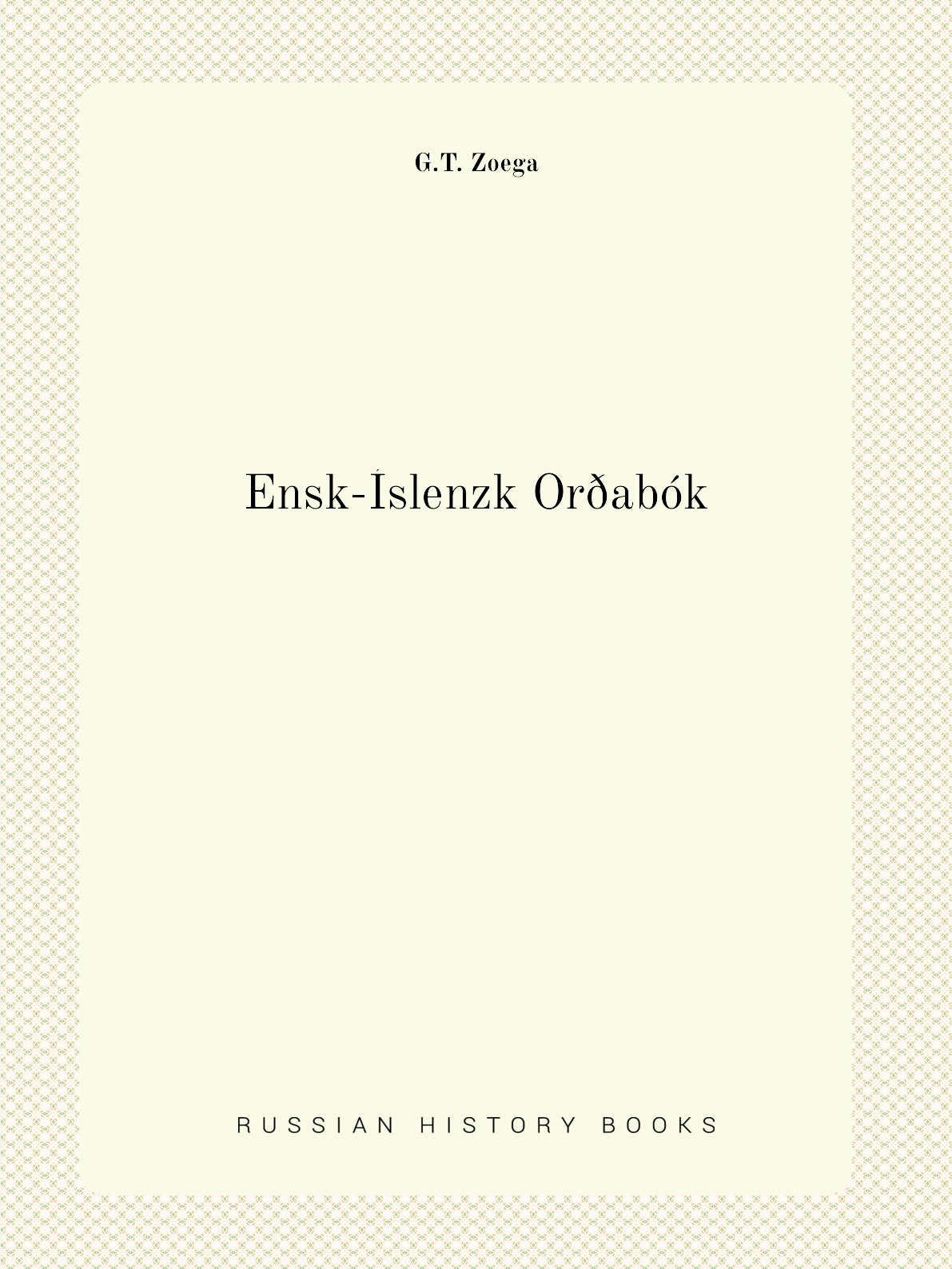 

Ensk-Islenzk Orabok