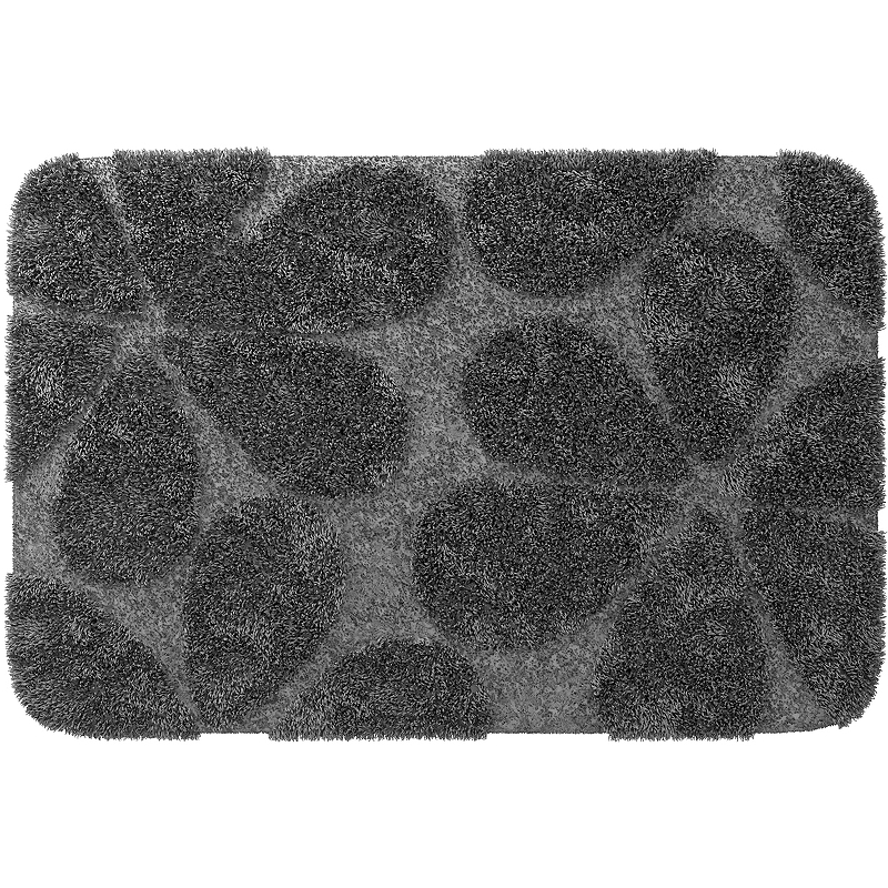 

Коврик для ванной Wasserkraft Diemel Charcoal Gray 90 х 60 серый