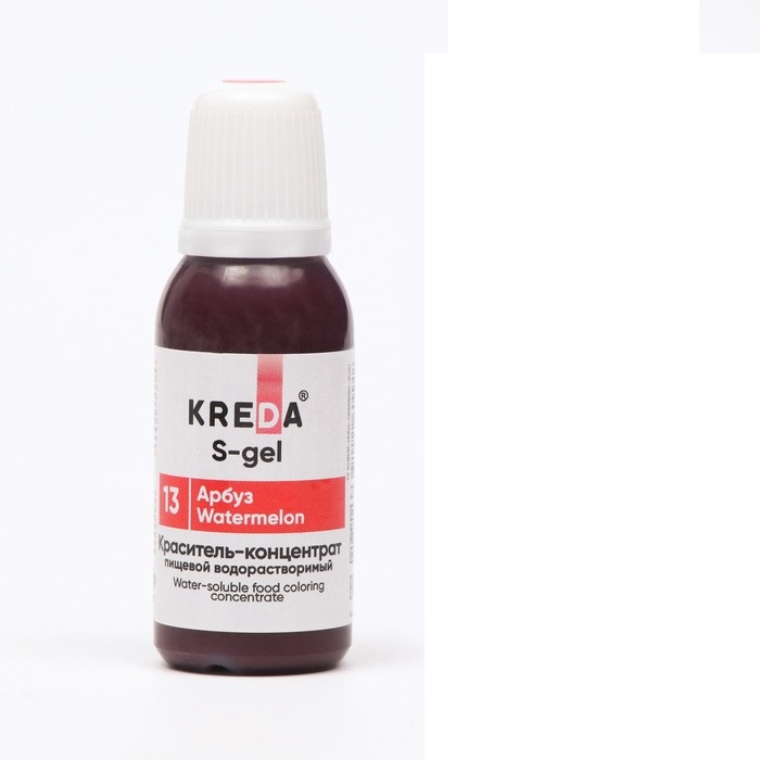 

Краситель пищевой S-gel, универсальный арбуз, 20 мл
