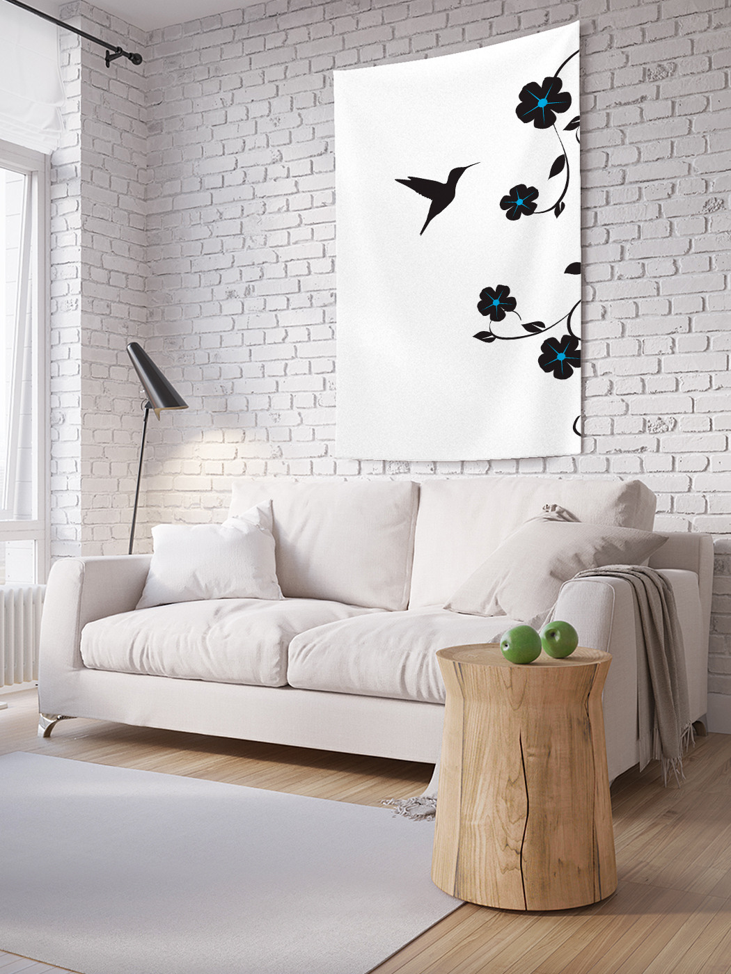 

Вертикальное фотопанно на стену JoyArty Музыка колибри 100x150 см, Музыка колибри