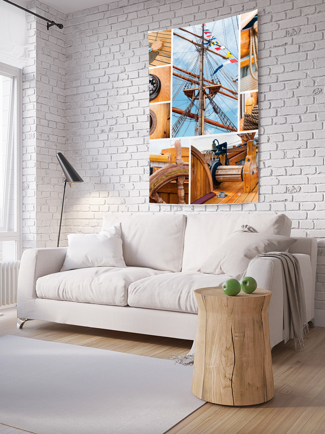 

Вертикальное фотопанно на стену JoyArty Знания моряка 100x150 см, Знания моряка