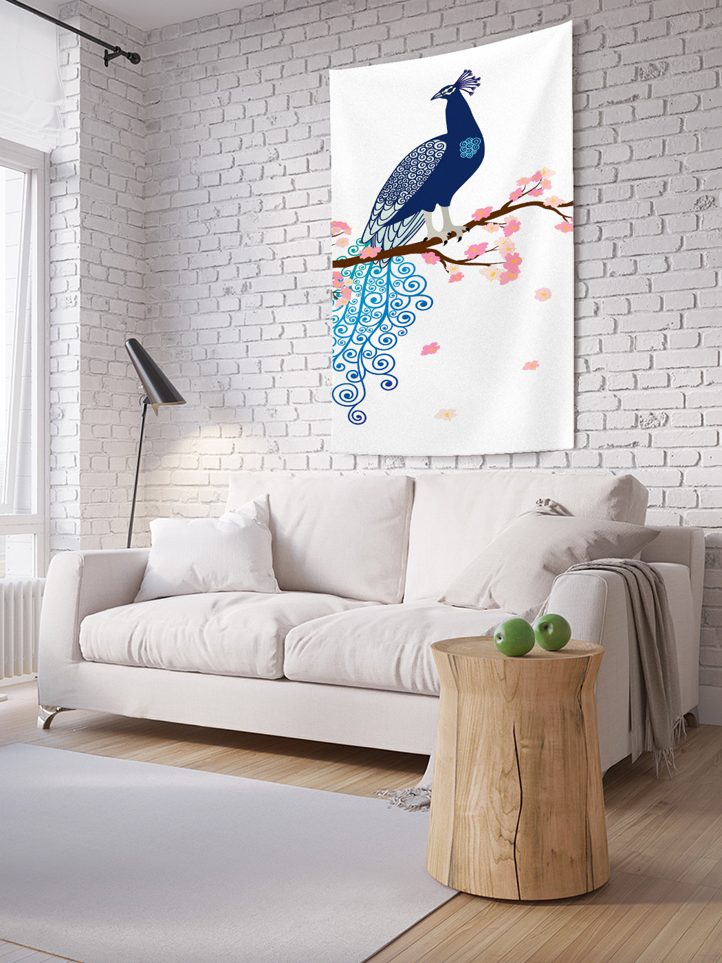 

Вертикальное фотопанно на стену JoyArty Волшебный павлин 100x150 см, Волшебный павлин