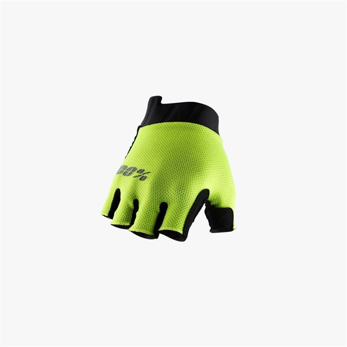 

Велоперчатки 100% Exceeda Gel Short Finger Glove, Fluo Yellow, M, 2021 (10021-004-11), Exceeda