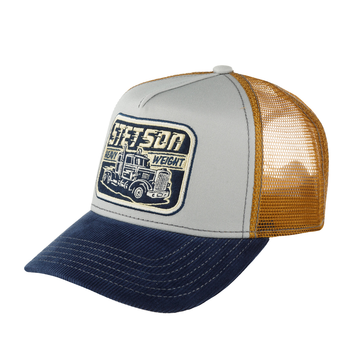 

Бейсболка унисекс Stetson 7761174 TRUCKER CAP HEAVY DUTY синяя/серая, Синий, 7761174 TRUCKER CAP HEAVY DUTY