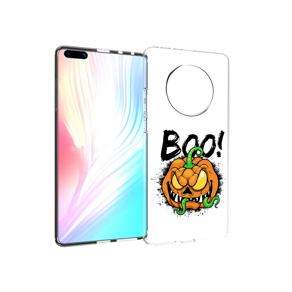 

Чехол MyPads Tocco для Huawei Mate 40 Pro Хэллоуин бу, Прозрачный, Tocco