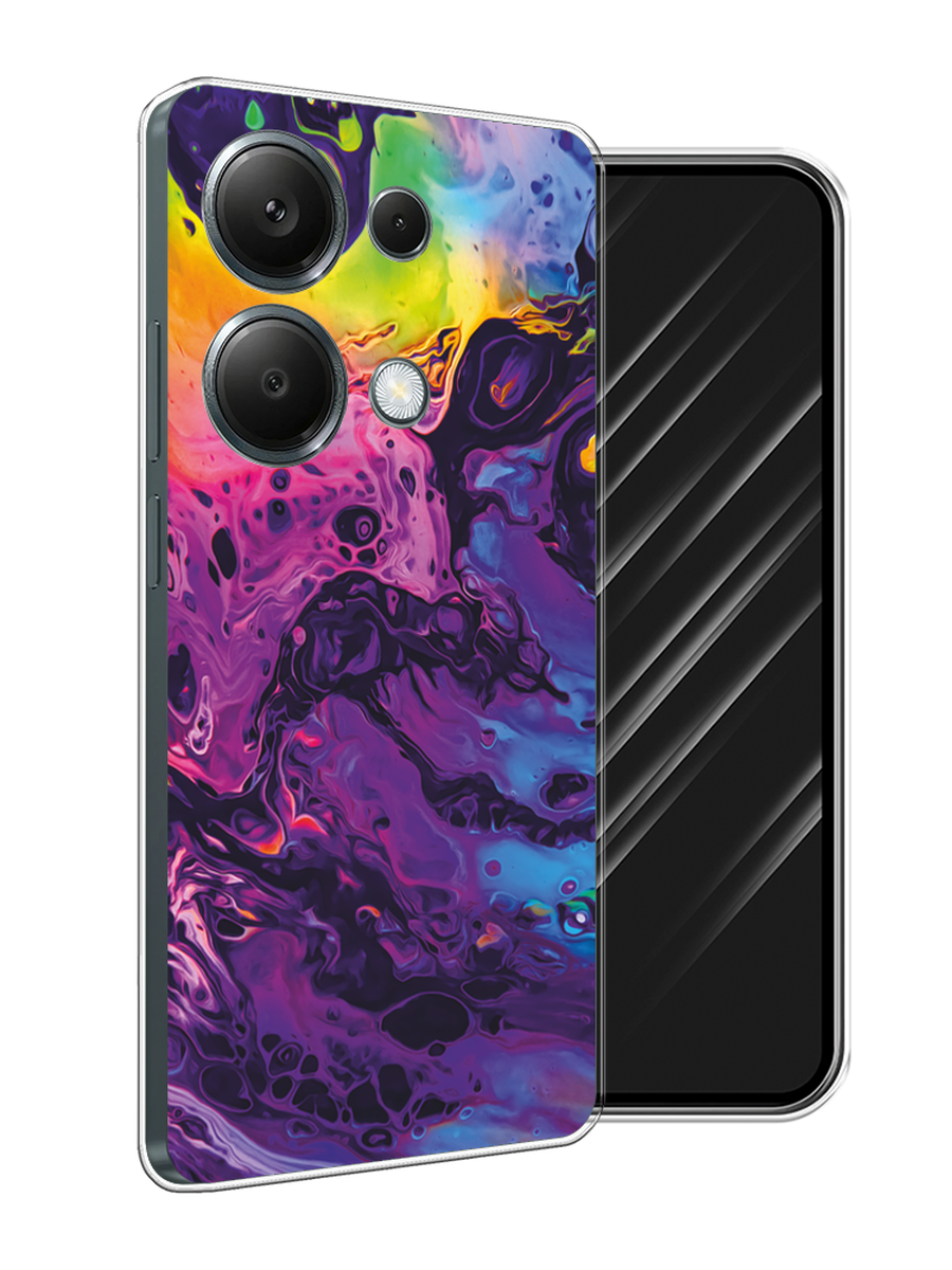 

Чехол Awog на Poco M6 Pro 4G "ACID fluid", Бордовый, 321750-1