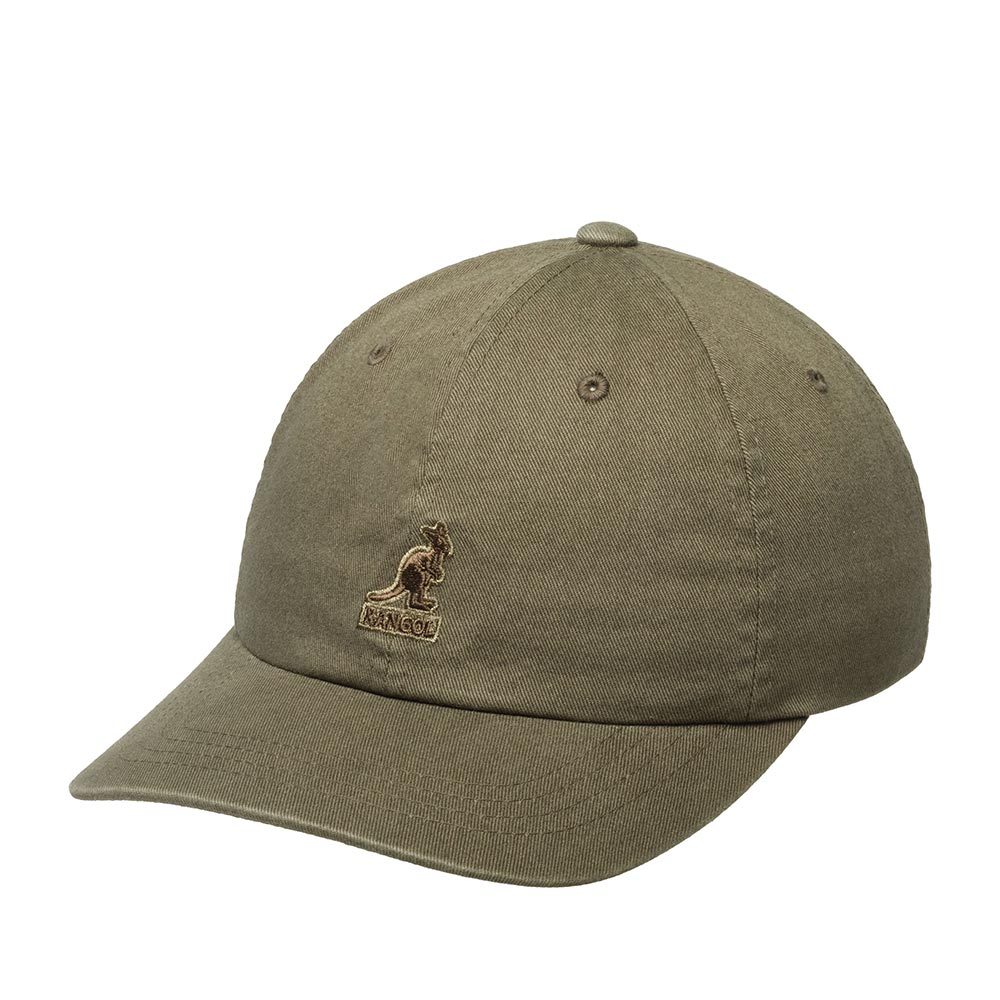 

Бейсболка унисекс Kangol K5165HT Washed Baseball оливковая, Зеленый, K5165HT Washed Baseball