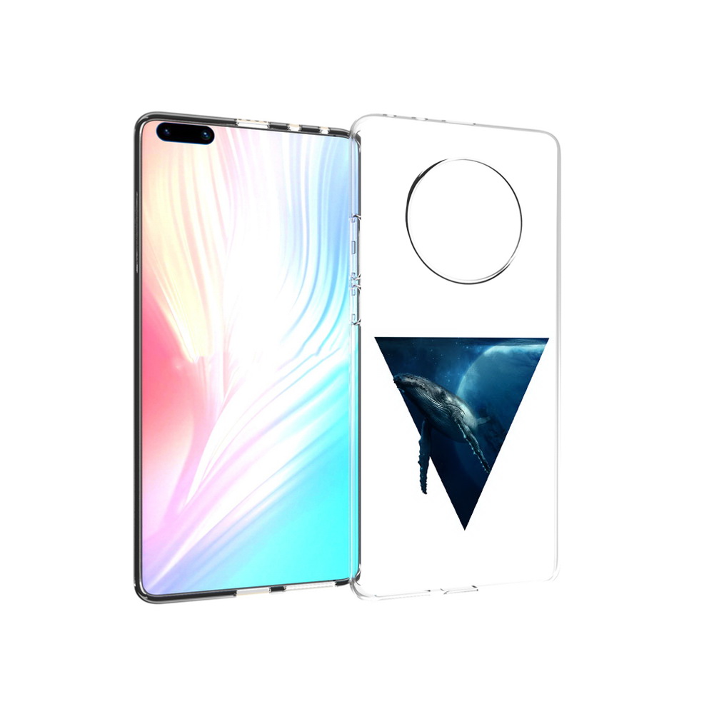 

Чехол MyPads Tocco для Huawei Mate 40 Pro 3D кит, Прозрачный, Tocco
