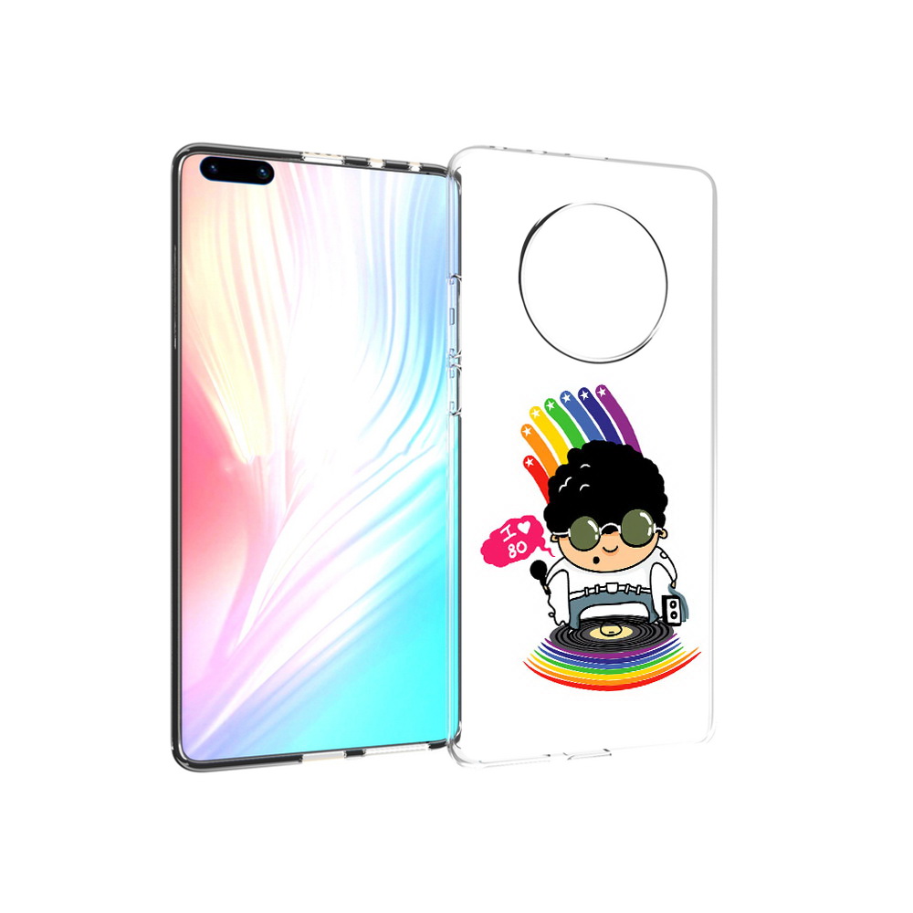 

Чехол MyPads Tocco для Huawei Mate 40 Pro Я люблю 80-е, Прозрачный, Tocco