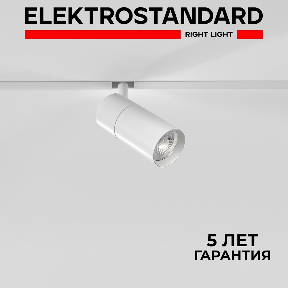 Трековый магнитный светильник Elektrostandard Slim Magnetic R01 85011/01 6W 4200К белый