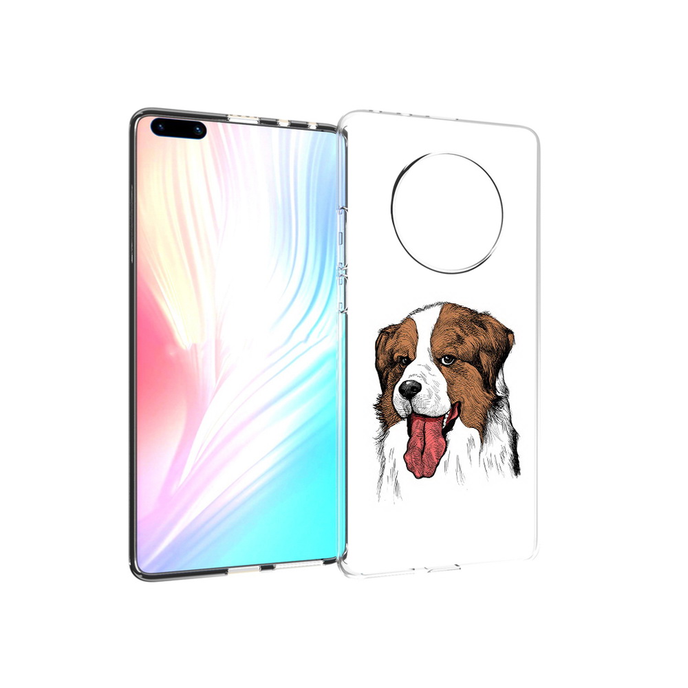 

Чехол MyPads Tocco для Huawei Mate 40 Pro бетховен, Прозрачный, Tocco