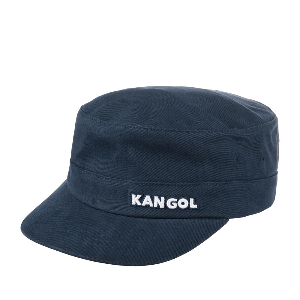 Кепка унисекс Kangol 9720BC Cotton Twill Army Cap темно-синяя, р.63