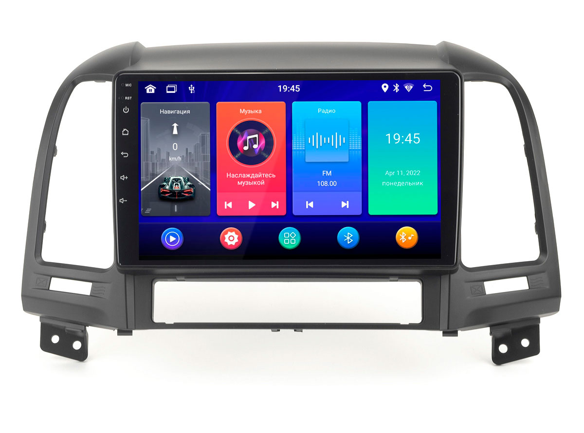Автомагнитола Incar (Intro) Hyundai Santa Fe 06-12 (TRAVEL ANB-2408) Android 10