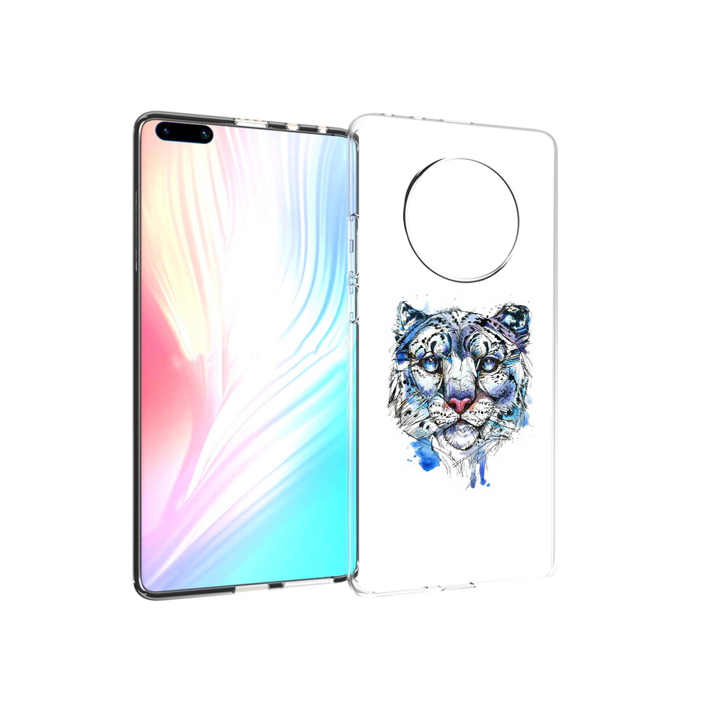 

Чехол MyPads Tocco для Huawei Mate 40 Pro водяной тигр, Прозрачный, Tocco