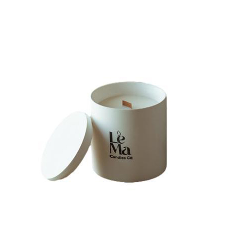 

Белая свеча интерьерная и декоративная LeMa Aroma Forest