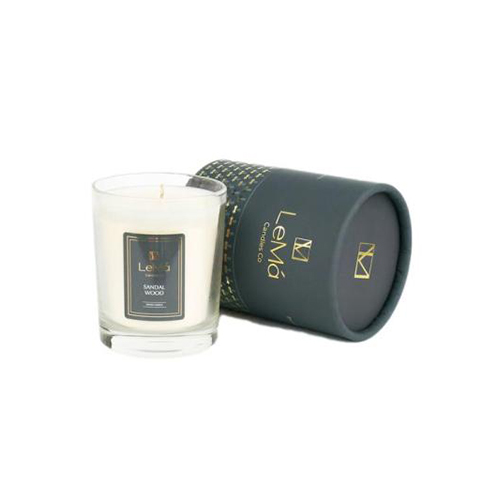 

Белая свеча интерьерная и декоративная LeMa Aroma Moss&Fern