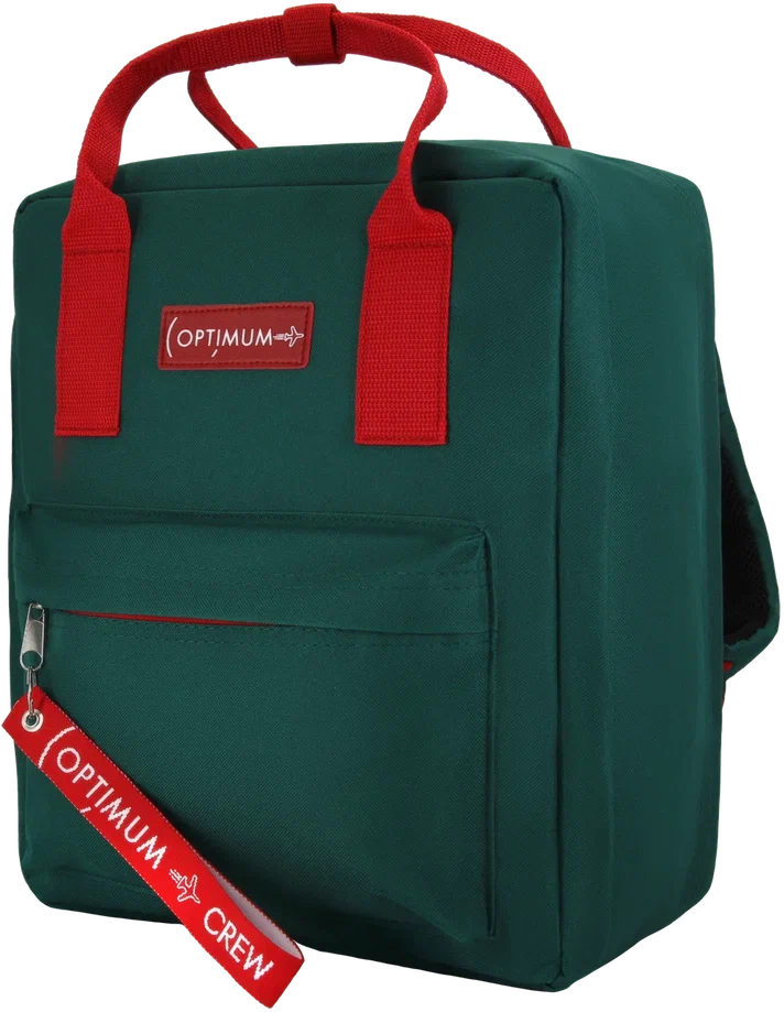 

Дорожный рюкзак унисекс Optimum Pobeda зеленый, 36х30х27 см, Pobeda