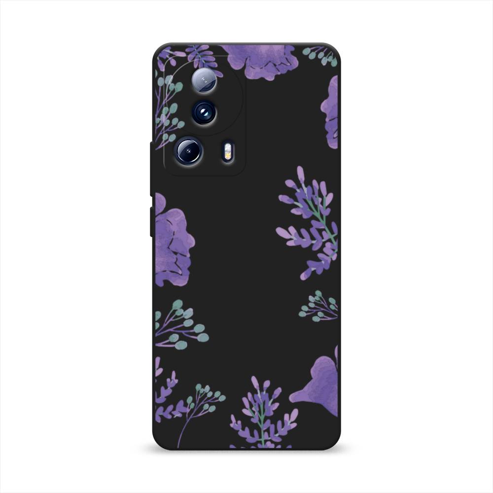 

Чехол Awog на Xiaomi 13 Lite "Сиреневая цветочная рамка", Прозрачный;фиолетовый, 318152-1