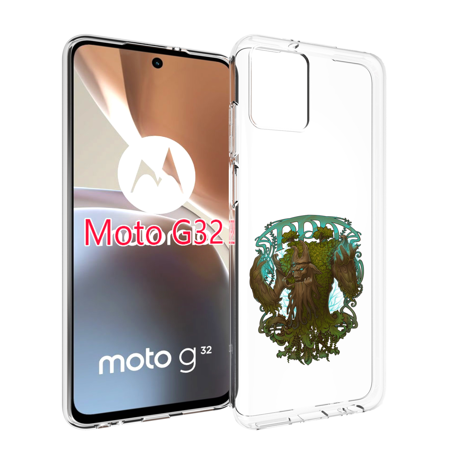 

Чехол MyPads trent protector для Motorola Moto G32, Прозрачный, Tocco