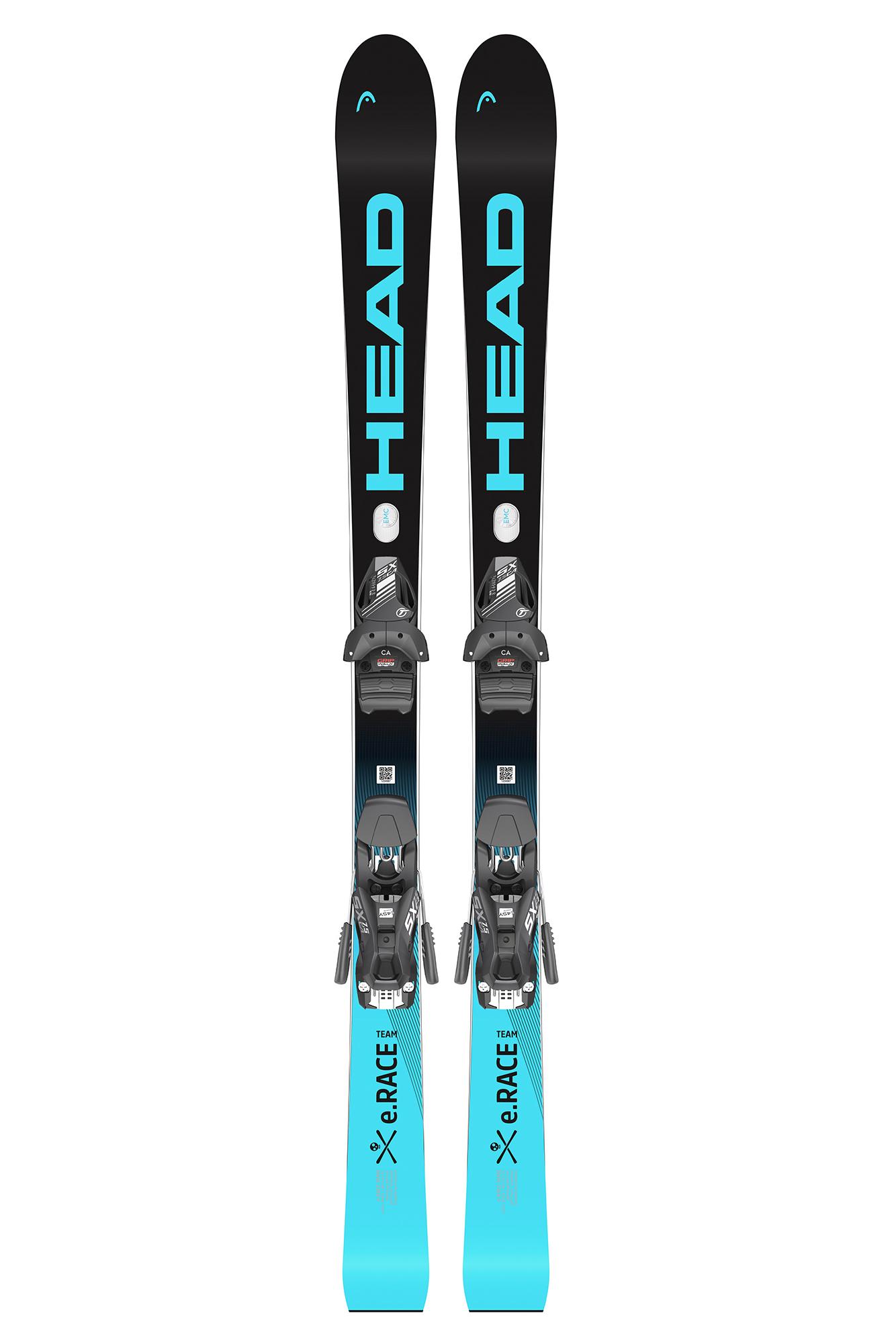 Горные лыжи с крепл HEAD WC e.Race Team SW+SX 7.5 GW CA Brake 78 [J] Black/Speed Blue 120