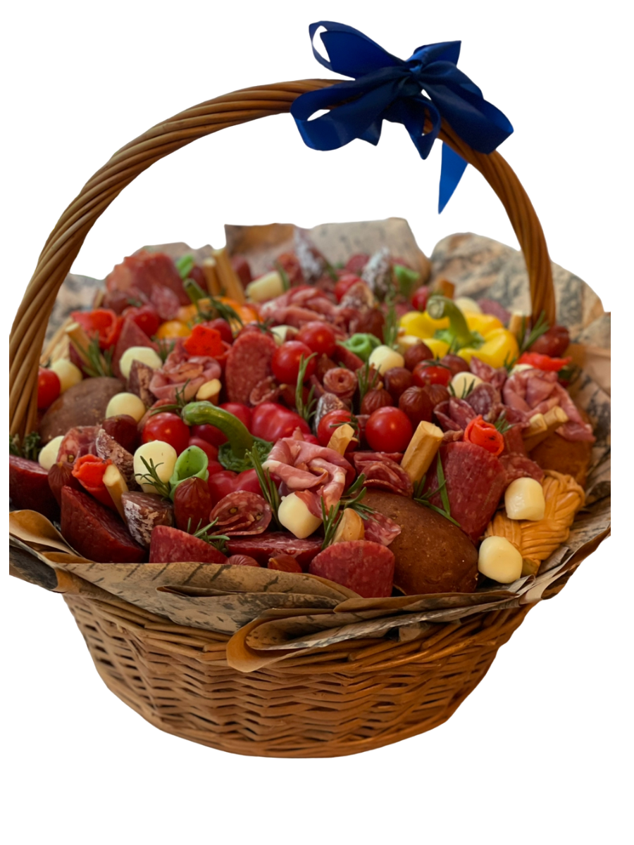 

Мясная корзина Мужские букеты Подарок на 14-февраля мужчине 4000 г, подарки для мужчин