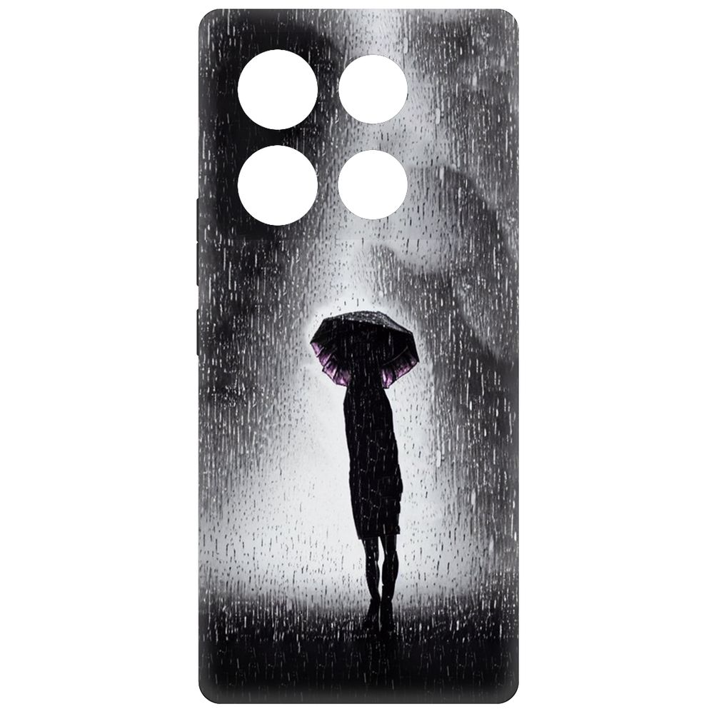 

Чехол-накладка Krutoff Soft Case Ночная крипота для INFINIX Note 40 Pro 5G черный