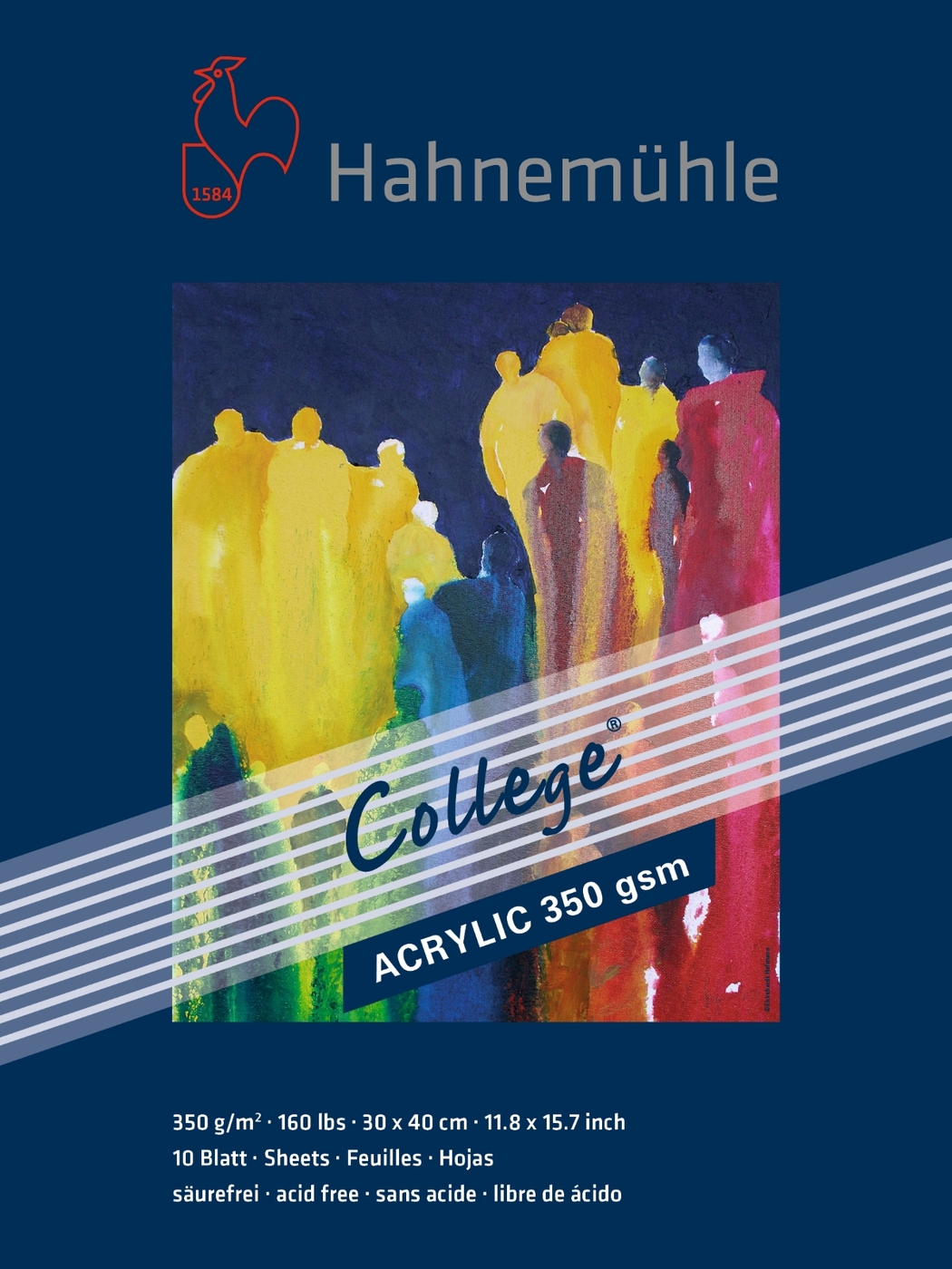 

Альбом-склейка для акрила Hahnemuhle "College-Acrylic" 30х40 см 10 л 350 г