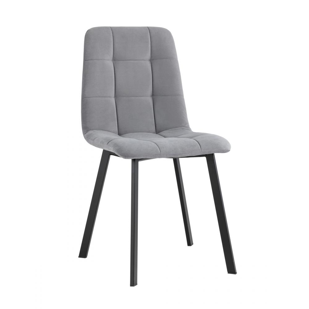 фото Стул stool group oliver square велюр серый