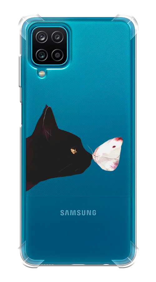 

Чехол Awog на Samsung Galaxy M12 / Самсунг M12 "Черный кот и бабочка", Разноцветный, 2102651-1