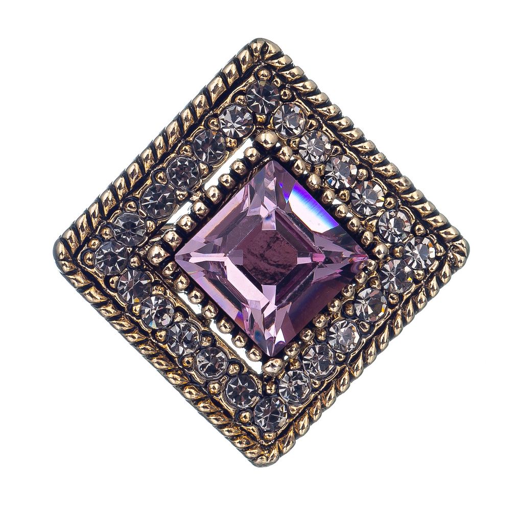 

Брошь из бижутерного сплава с swarovski Moon Paris MoS-23.04-005, MoS-23.04-005