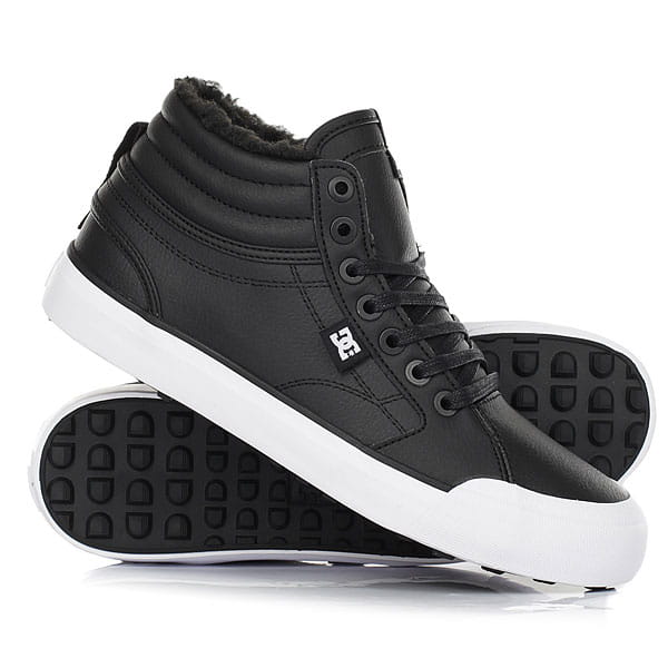 Кеды женские DC SHOES ADJS300188-BWB черные 5.5 US